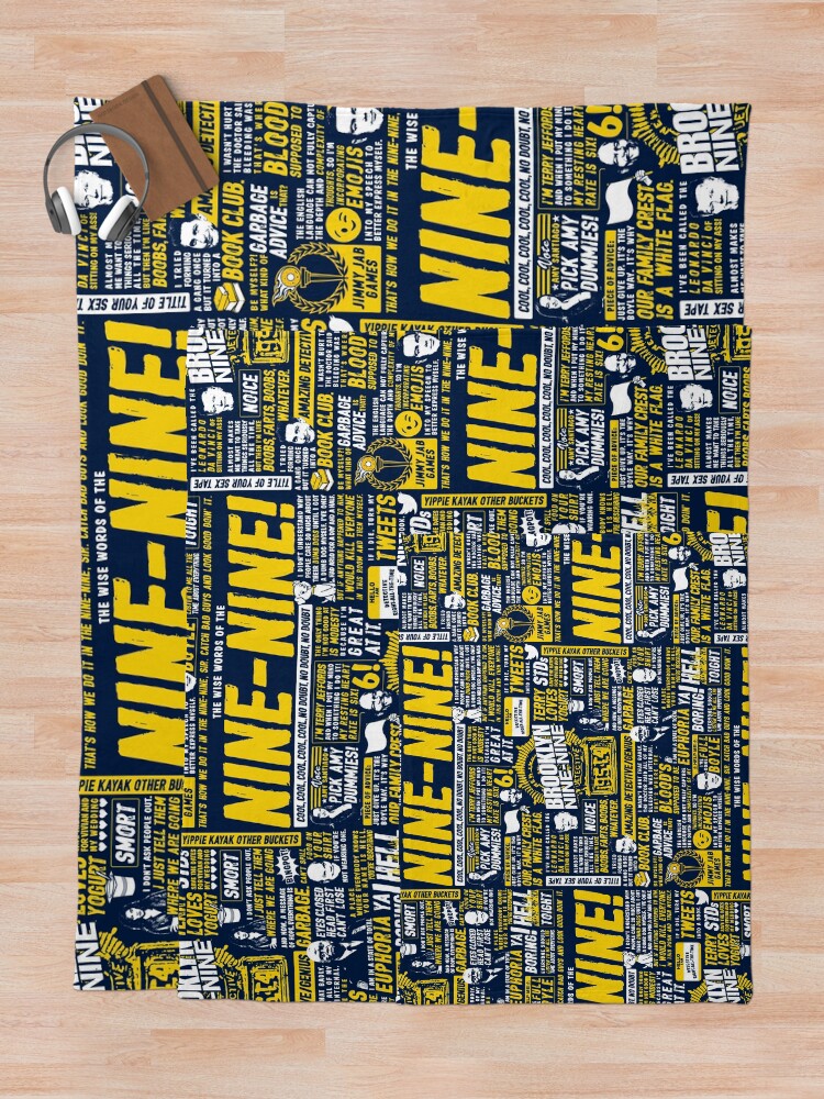 Alternate view of Wise Words of the Nine-Nine Throw Blanket