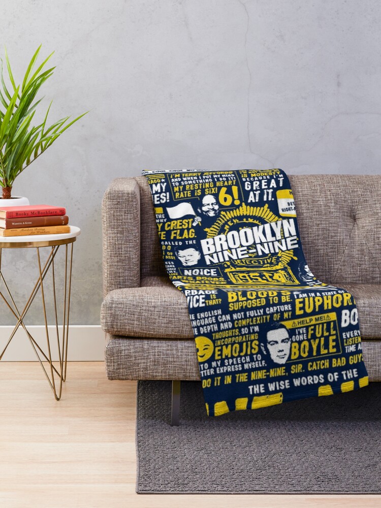 Alternate view of Wise Words of the Nine-Nine Throw Blanket