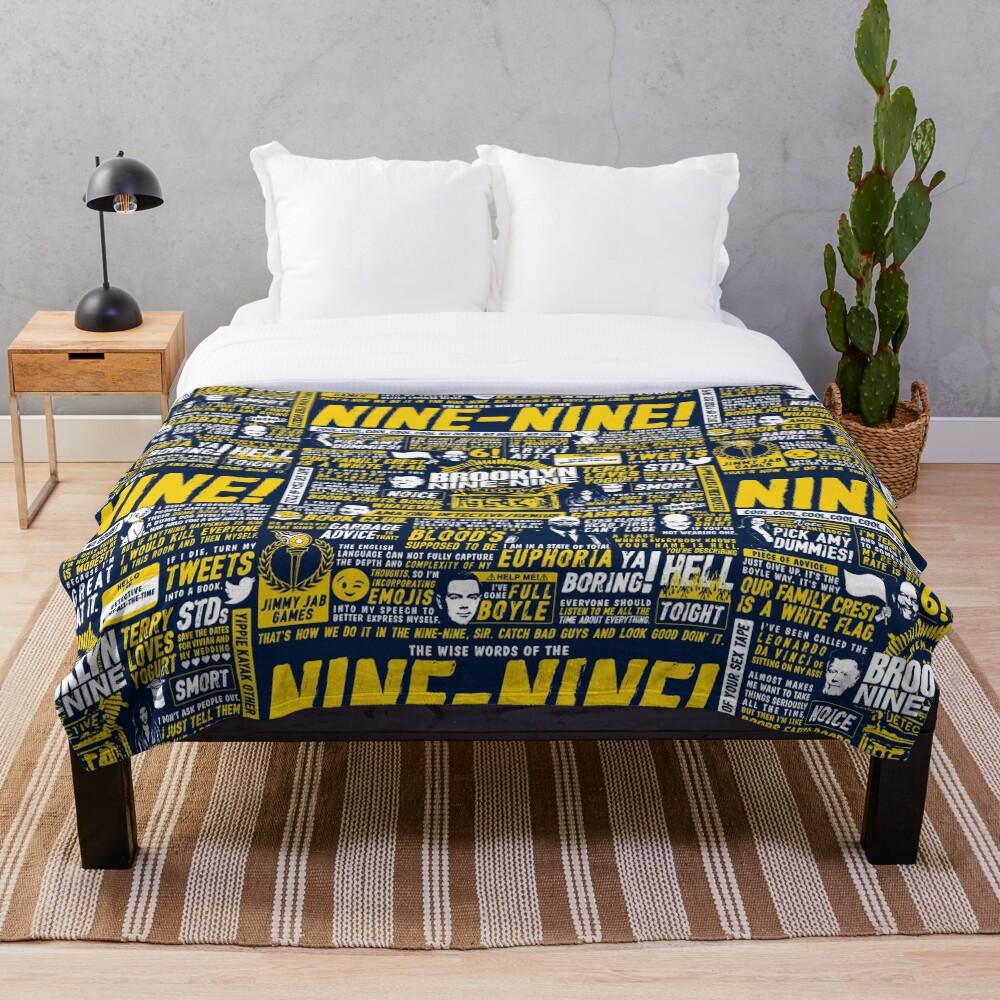 Wise Words of the Nine-Nine Throw Blanket