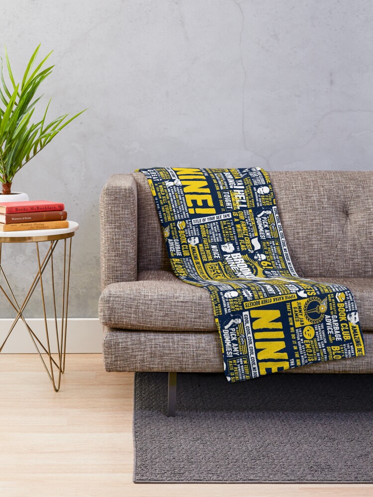 Alternate view of Wise Words of the Nine-Nine Throw Blanket