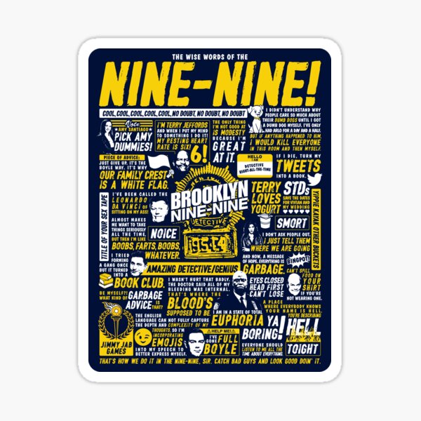 Modesty - Brooklyn Nine Nine - Sticker