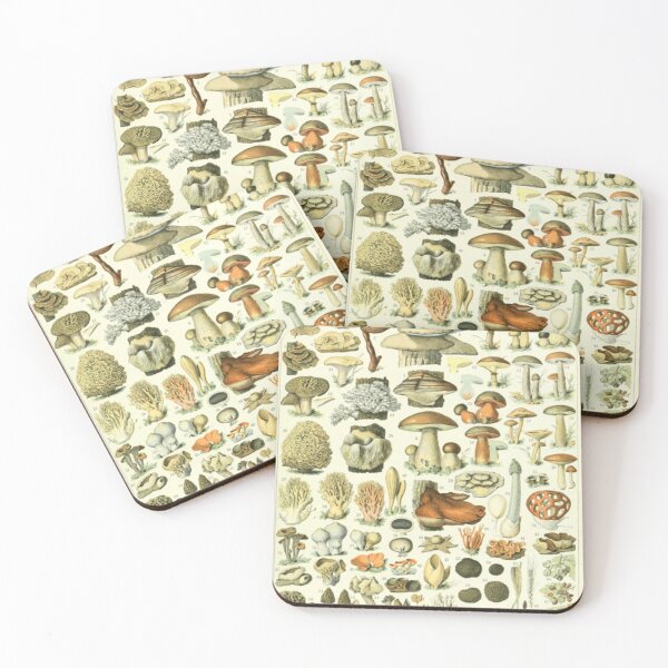 Item preview, Wild Mushroom Chart designed and sold by BlueSpecsStudio.