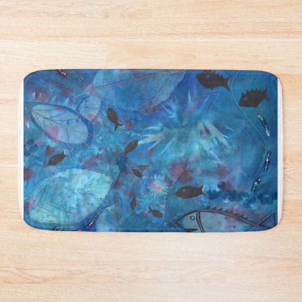 Item preview, Under the Sea Fiber Art Painting designed and sold by SillaHoekstra.