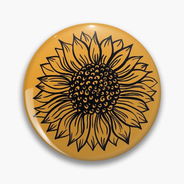 Sunflower T-Shirt, Flower Shirt, Adventure Shirt, Fall Shirt, Funny Sunflower t-shirt, Spring Shirt, Kindness Shirt, Camping Shirt, mustard Pin