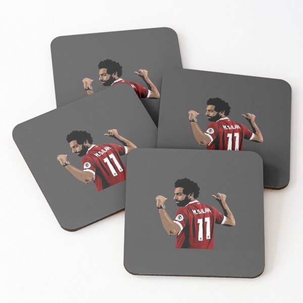Mo Salah Design Coasters (Set of 4)