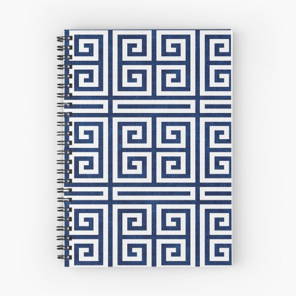 Item preview, Greek Key - Blue and White designed and sold by littlearrow.