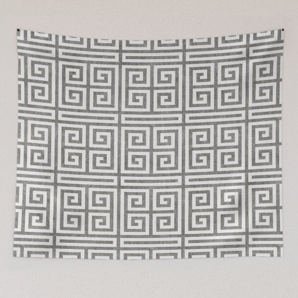 Item preview, Greek Key - Gray and White designed and sold by littlearrow.