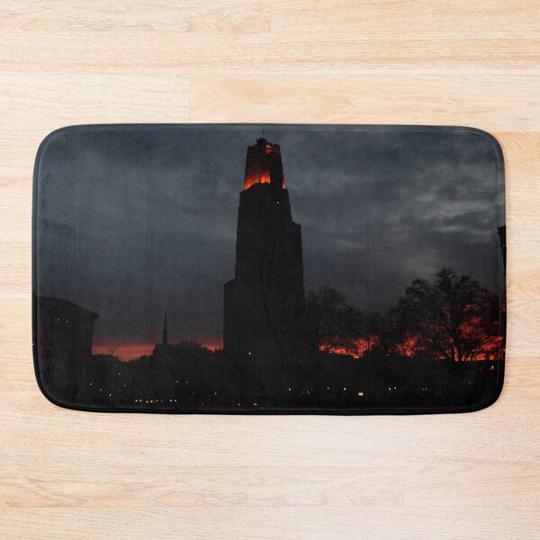 Item preview, Cathedral of Learning in Pittsburgh on a cloudy morning designed and sold by LJSparvero.