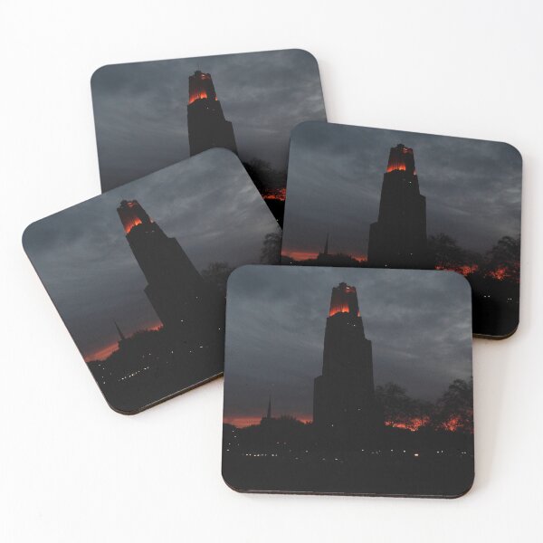 Item preview, Cathedral of Learning in Pittsburgh on a cloudy morning designed and sold by LJSparvero.