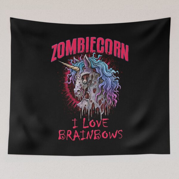 Item preview, Zombiecorn I Love Brainbows Halloween designed and sold by Meliafroggy.