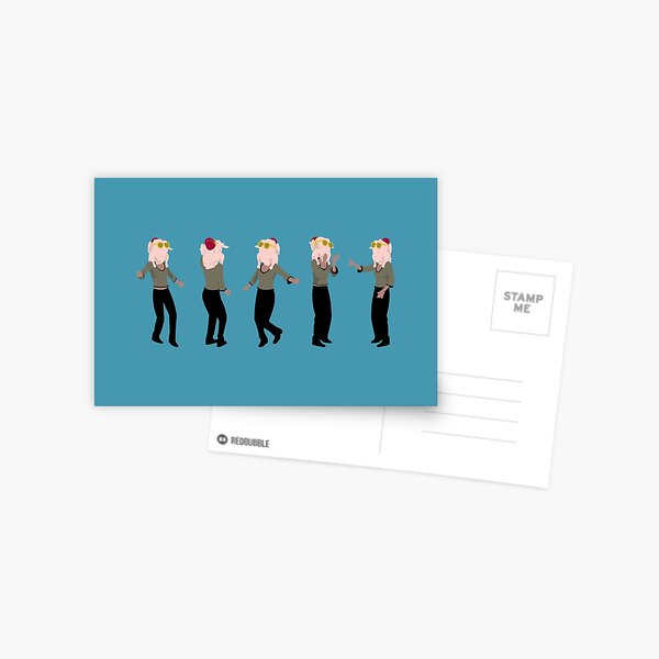Turkey Dance Postcard