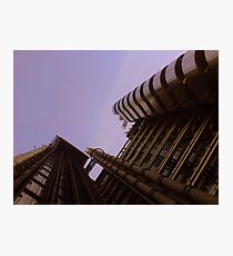 Lloyds London HQ from below Photographic Print