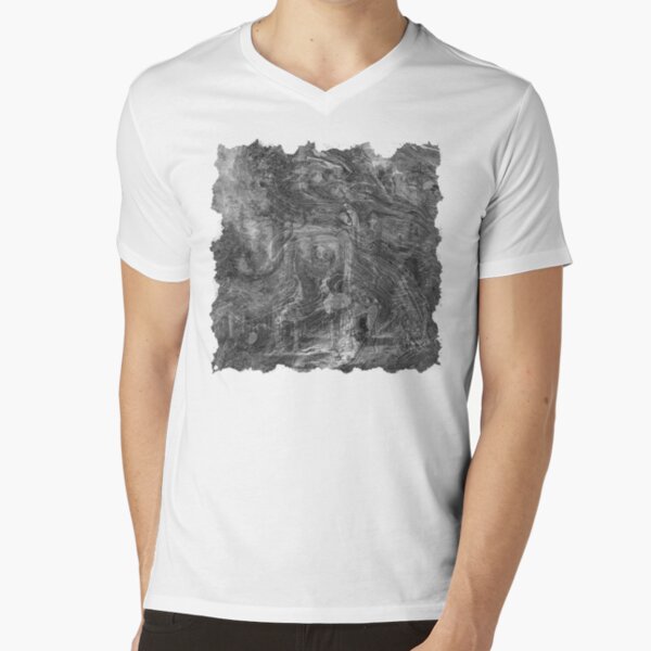 The Atlas of Dreams - Plate 30 (b&w) V-Neck T-Shirt