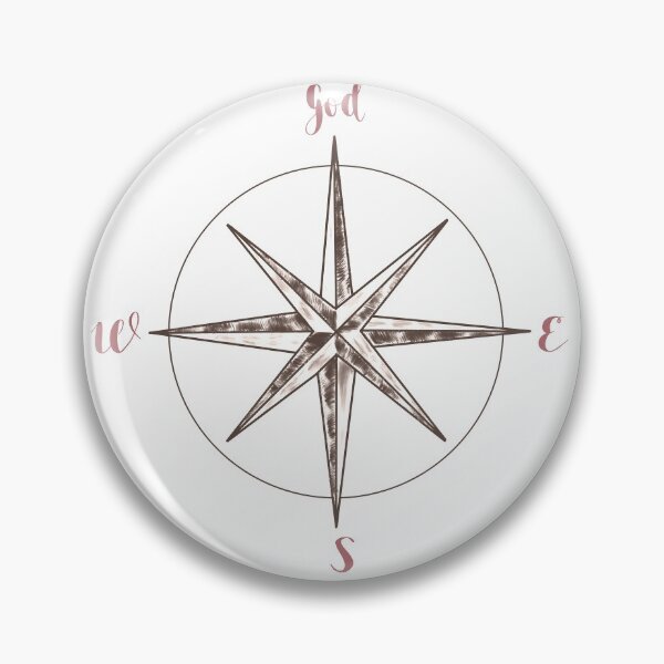 Item preview, God Compass designed and sold by Gabby Jean.