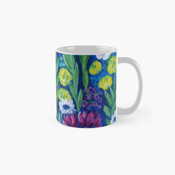 Growing Wilder - Wildflower Painting Classic Mug