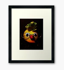 Laughter + fruit + vegetables = health Framed Print