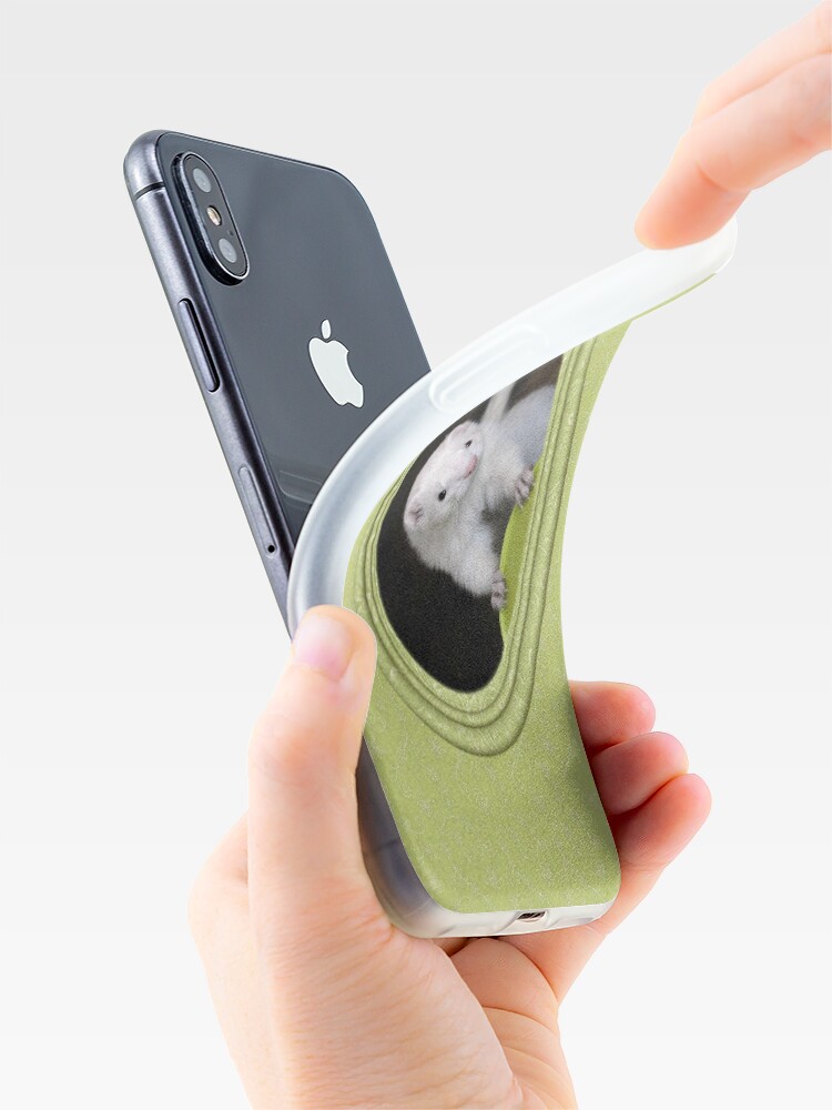 Alternate view of Ferret Sprin iPhone Case iPhone Case