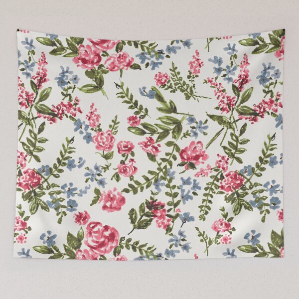 Item preview, Wild Garden All Over Floral designed and sold by Gene Brown Designs.
