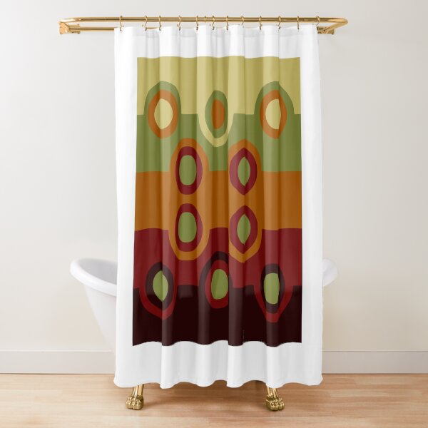Abstract Shower Curtain