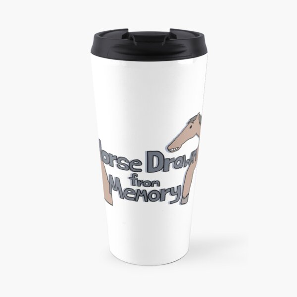 Horse Drawn from Memory (double horse) Travel Mug