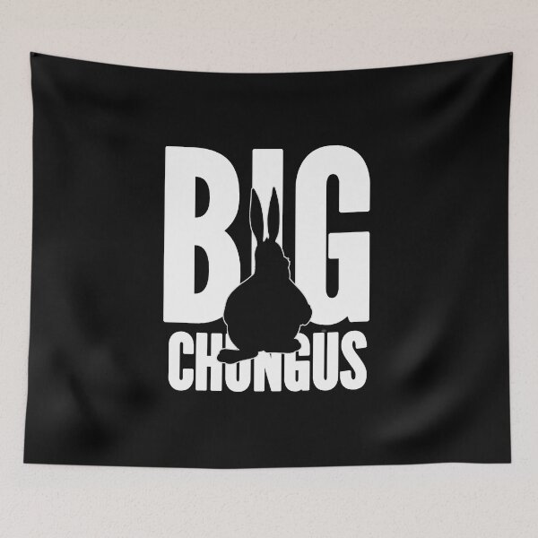 Item preview, Big Chungus Shadow Meme Fat Bunny designed and sold by Draculaura2009.