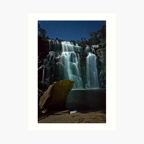 Mackenzie Falls in Moonlight Art Print