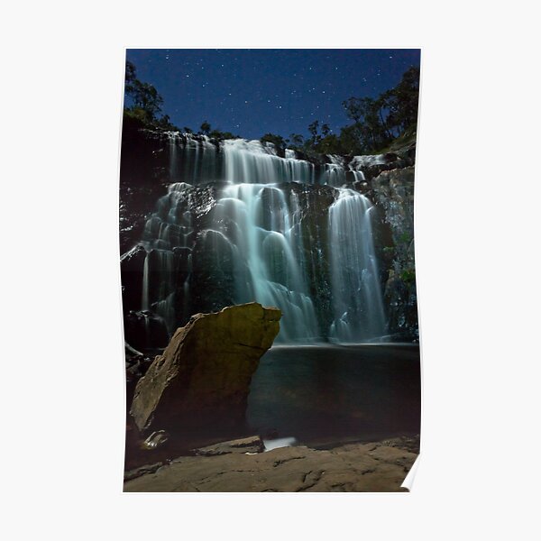 Mackenzie Falls in Moonlight Poster