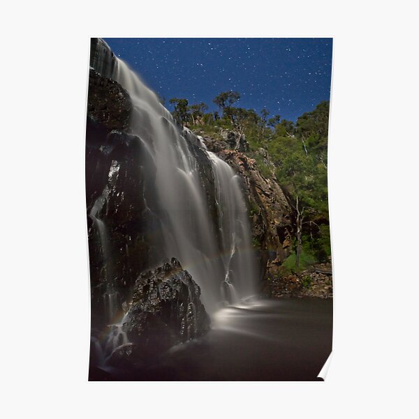 Mackenzie Falls in Moonlight Poster
