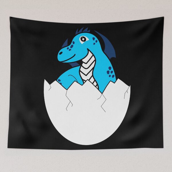Item preview, Hatching Baby Blue Dragon designed and sold by FloWynn.