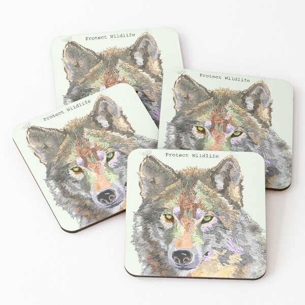 Item preview, Protect Wildlife - Wolf designed and sold by Jean Choi.