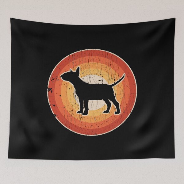 Item preview, Bull Terrier Retro Vintage Sunset 60s 70s Shirt for Men Women Boys Girls Kids Dog Lover Gifts designed and sold by LiqueGifts.