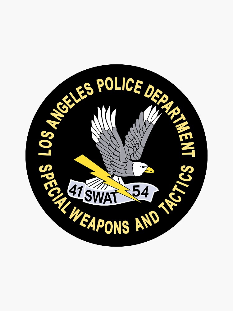 LAPD swat Merch | Sticker