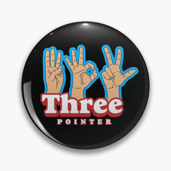 Item preview, Three Pointer - Basketball Three designed and sold by sportsign.