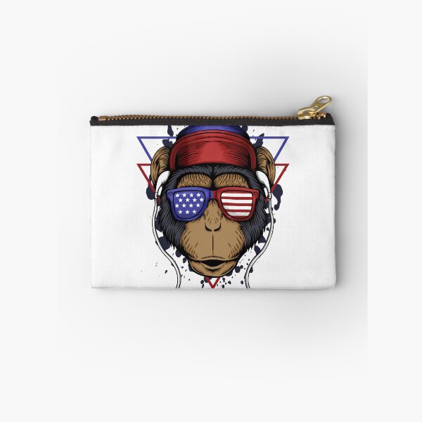 Item preview, Hip hop patriotic chimp design gift idea men designed and sold by BRtisticDesigns.