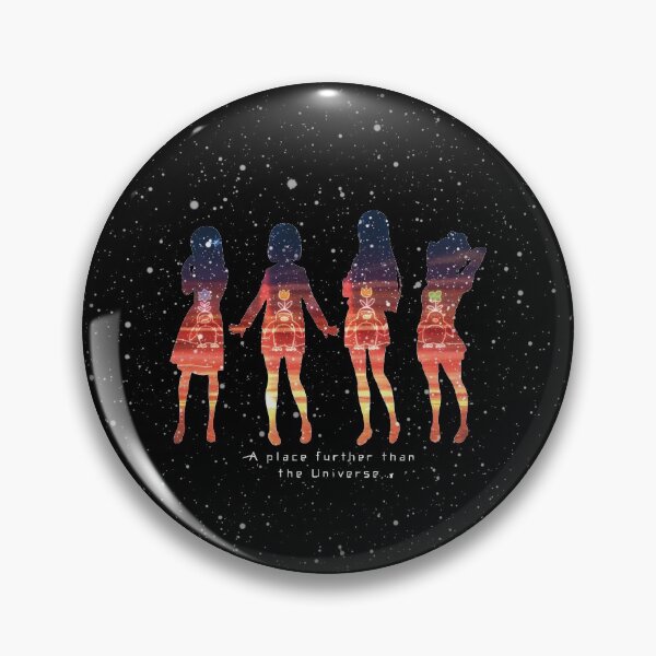 Item preview, A Place Further Than The Universe Sora yori mo Tooi Basho Anime Shirase Kimari Hinata Yuzuki designed and sold by IdlyBlue.