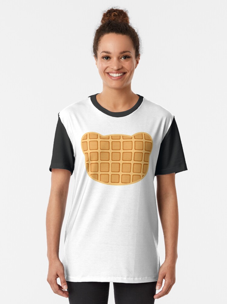 Panda Head Waffle | Graphic T-Shirt