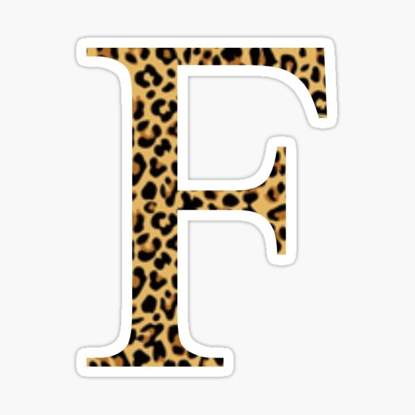 Letter F Stickers 