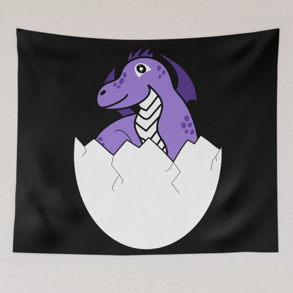 Item preview, Hatching Baby Purple Dragon designed and sold by FloWynn.