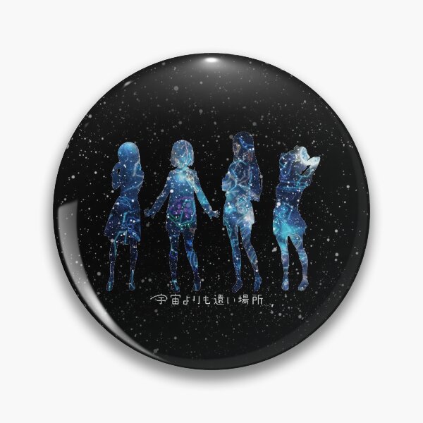 Item preview, A Place Further Than The Universe Sora yori mo Tooi Basho Anime Shirase Kimari Hinata Yuzuki designed and sold by IdlyBlue.