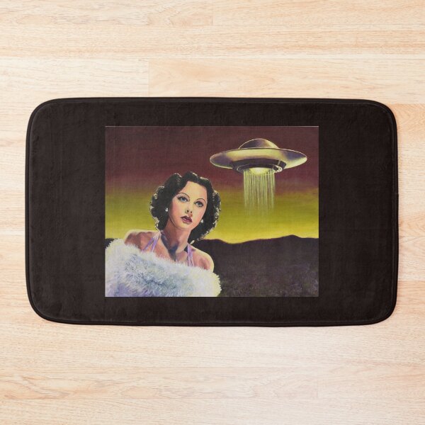Item preview, Sci fi surreal landscape Hedy Lamarr spaceship designed and sold by Jane Ianniello.