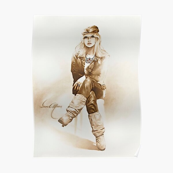 Rocker girl Poster