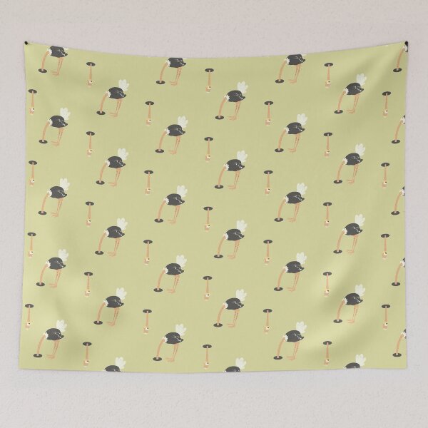 Item preview, COOL FUNNY ANIMAL UPSIDE DOWN OSTRICH CUTE  designed and sold by azamaniacox.