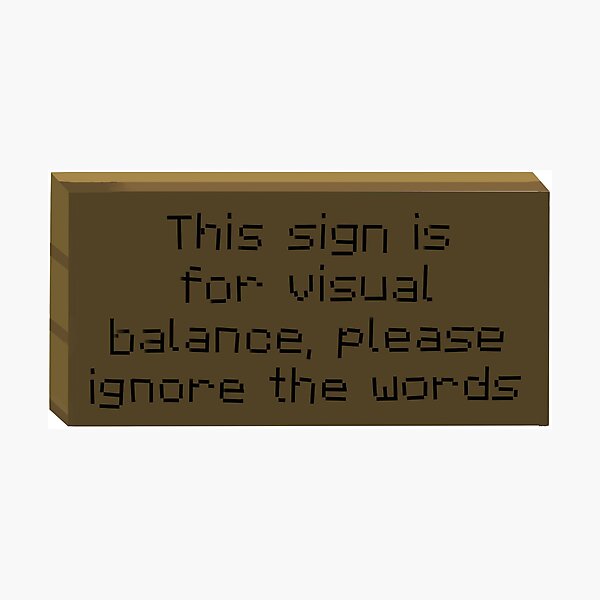 Item preview, JoeHills hermitcraft sign designed and sold by Uselessflailing.