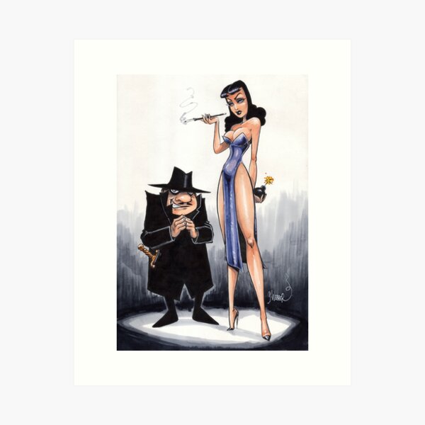 BORIS & NATASHA Art Print