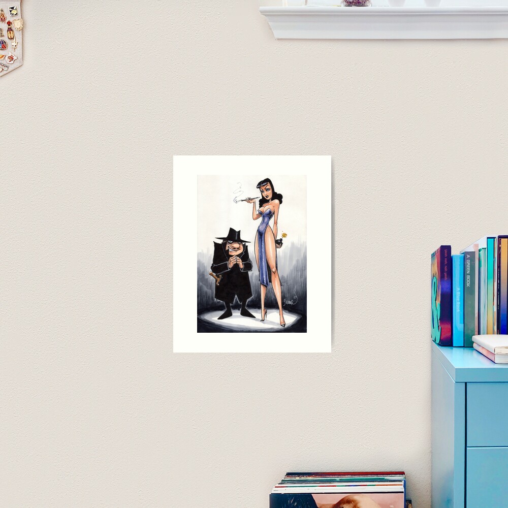 BORIS & NATASHA Art Print