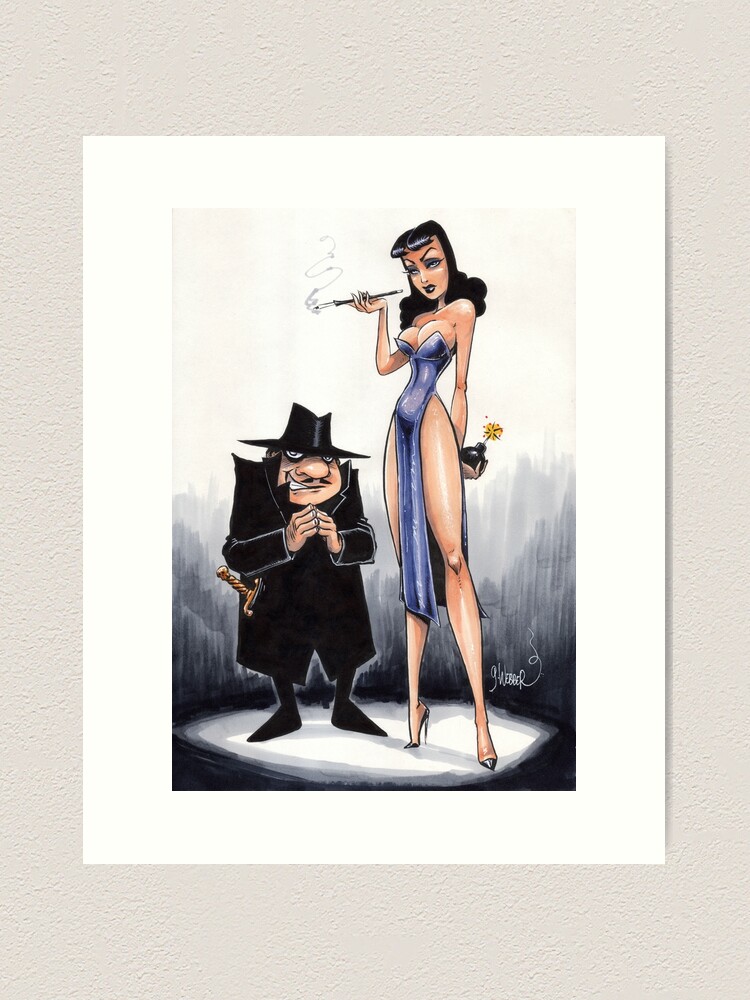 Alternate view of BORIS & NATASHA Art Print
