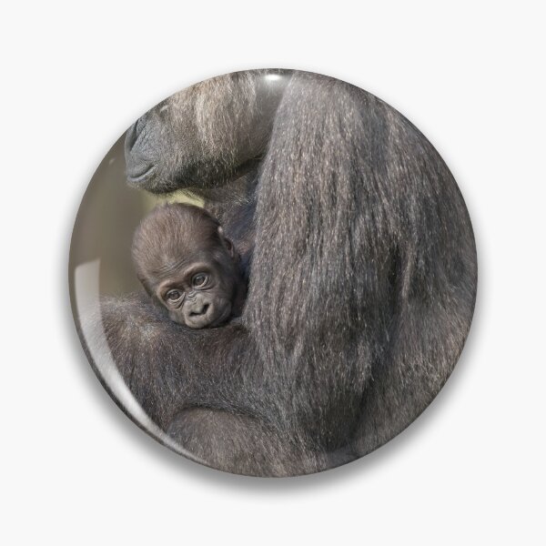 Item preview, Gorilla Mother And Her Baby designed and sold by rawshutterbug.