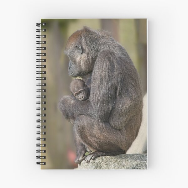 Item preview, Gorilla Mother And Her Baby designed and sold by rawshutterbug.