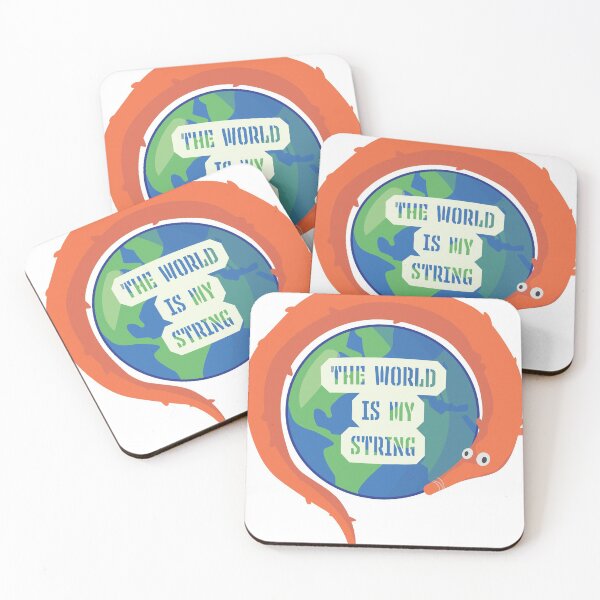 Item preview, The World is My String (orange) designed and sold by CaraCaracal.