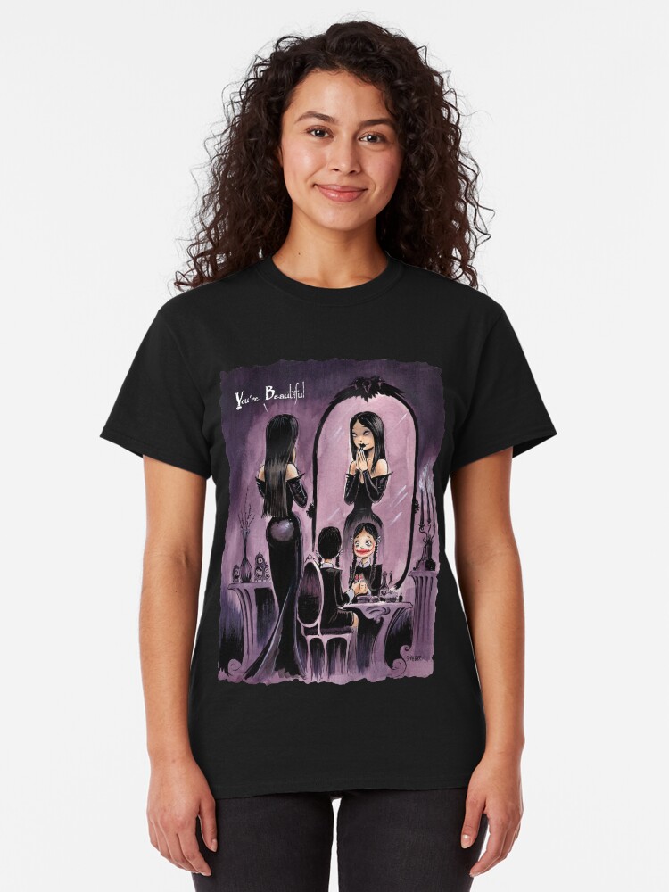 Alternate view of YOU'RE BEAUTIFUL -- For All My Little Goth Girls Classic T-Shirt